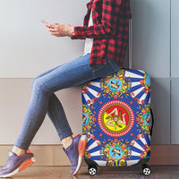 Carretto Siciliano Folk Art Luggage Cover Trinacria Symbol Italian Pattern