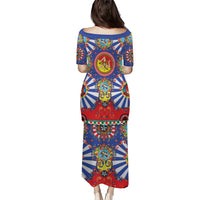 Carretto Siciliano Folk Art Puletasi Trinacria Symbol Italian Pattern