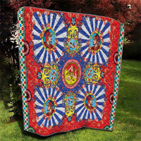 Carretto Siciliano Folk Art Quilt Trinacria Symbol Italian Pattern