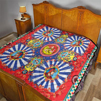 Carretto Siciliano Folk Art Quilt Trinacria Symbol Italian Pattern