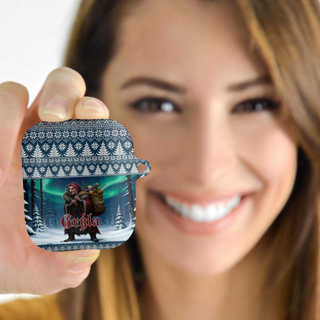 Iceland Christmas AirPods Case Icelandic Gryla Evil Mother of Yule Lads - Wonder Print Shop
