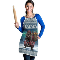 Iceland Christmas Apron Icelandic Gryla Evil Mother of Yule Lads - Wonder Print Shop