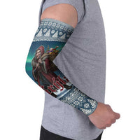Iceland Christmas Arm Sleeves Icelandic Gryla Evil Mother of Yule Lads - Wonder Print Shop