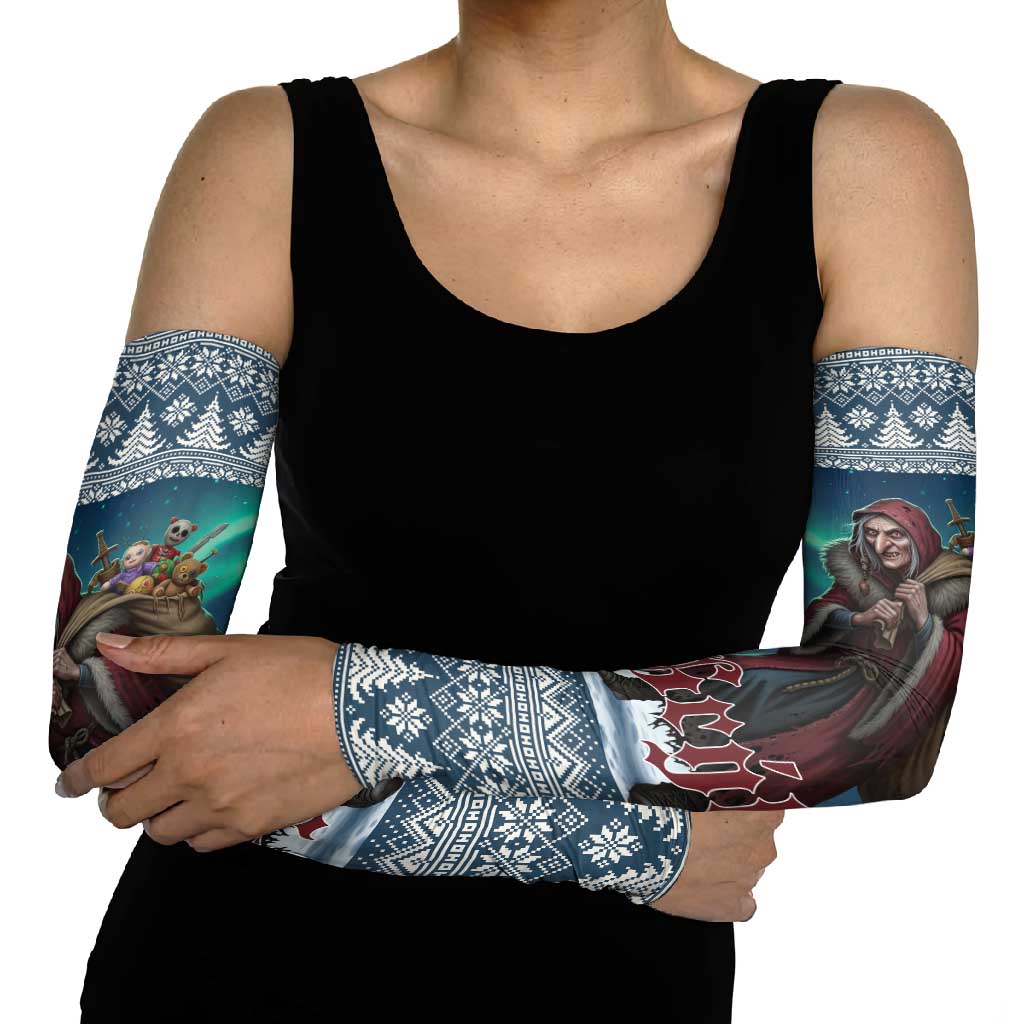 Iceland Christmas Arm Sleeves Icelandic Gryla Evil Mother of Yule Lads - Wonder Print Shop