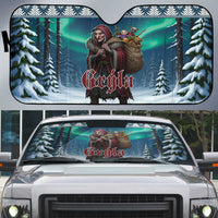 Iceland Christmas Auto Sun Shade Icelandic Gryla Evil Mother of Yule Lads - Wonder Print Shop