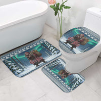 Iceland Christmas Bathroom Set Icelandic Gryla Evil Mother of Yule Lads - Wonder Print Shop