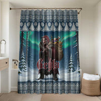 Iceland Christmas Bathroom Set Icelandic Gryla Evil Mother of Yule Lads - Wonder Print Shop