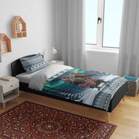 Iceland Christmas Bedding Set Icelandic Gryla Evil Mother of Yule Lads - Wonder Print Shop