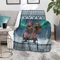Iceland Christmas Blanket Icelandic Gryla Evil Mother of Yule Lads - Wonder Print Shop
