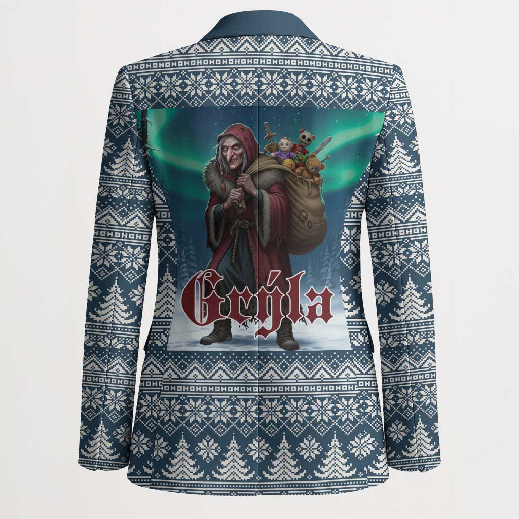 Iceland Christmas Blazer Icelandic Gryla Evil Mother of Yule Lads LT19