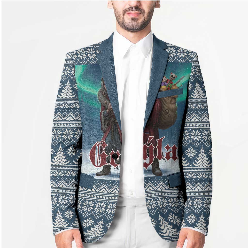 Iceland Christmas Blazer Icelandic Gryla Evil Mother of Yule Lads LT19