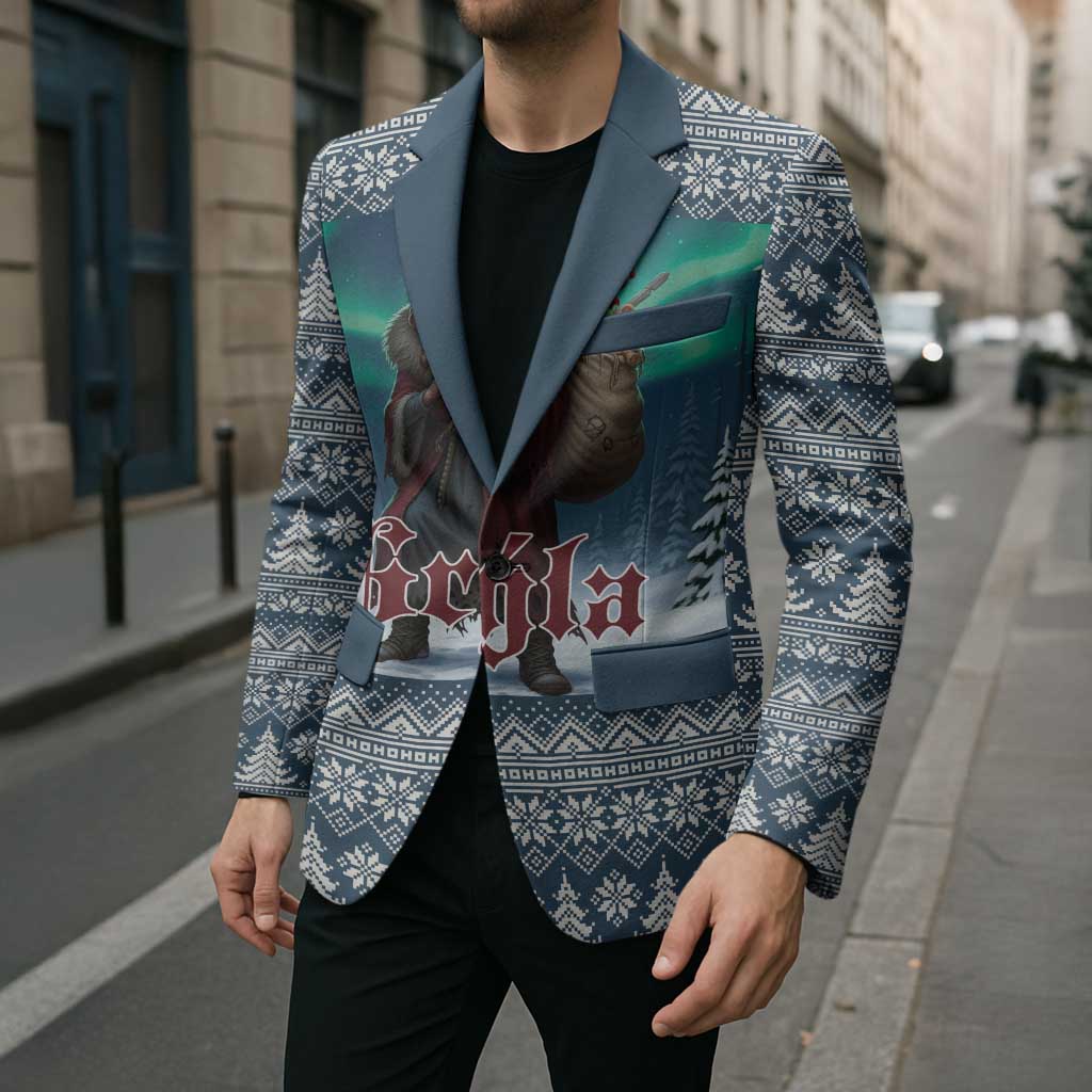 Iceland Christmas Blazer Icelandic Gryla Evil Mother of Yule Lads LT19