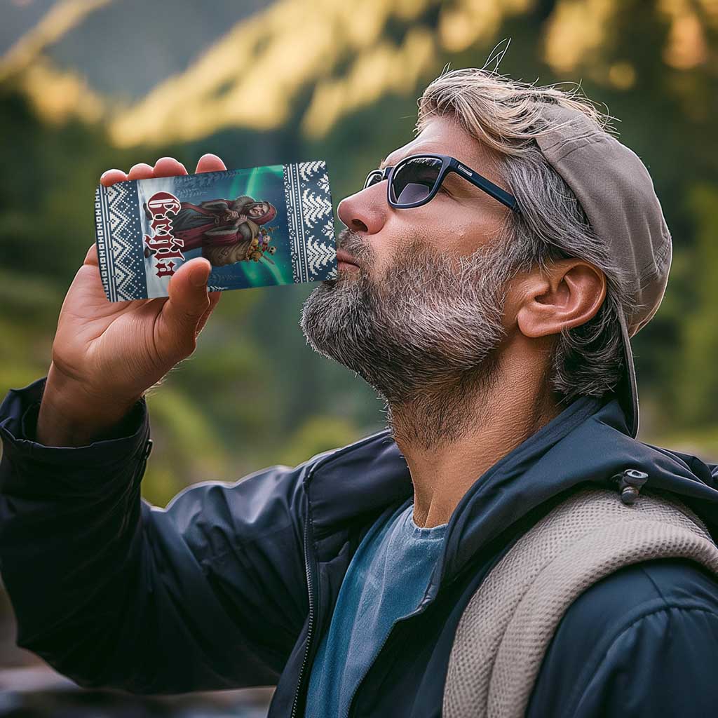 Iceland Christmas 4 in 1 Can Cooler Tumbler Icelandic Gryla Evil Mother of Yule Lads - Wonder Print Shop