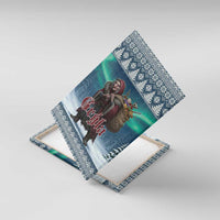 Iceland Christmas Canvas Wall Art Icelandic Gryla Evil Mother of Yule Lads - Wonder Print Shop