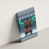 Iceland Christmas Canvas Wall Art Icelandic Gryla Evil Mother of Yule Lads - Wonder Print Shop