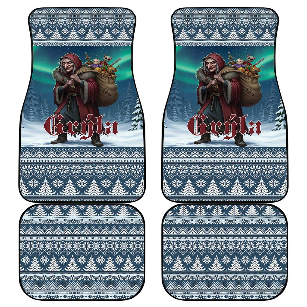 Iceland Christmas Car Mats Icelandic Gryla Evil Mother of Yule Lads - Wonder Print Shop
