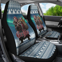 Iceland Christmas Car Seat Cover Icelandic Gryla Evil Mother of Yule Lads - Wonder Print Shop