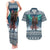 Iceland Christmas Couples Matching Tank Maxi Dress and Hawaiian Shirt Icelandic Gryla Evil Mother of Yule Lads LT19