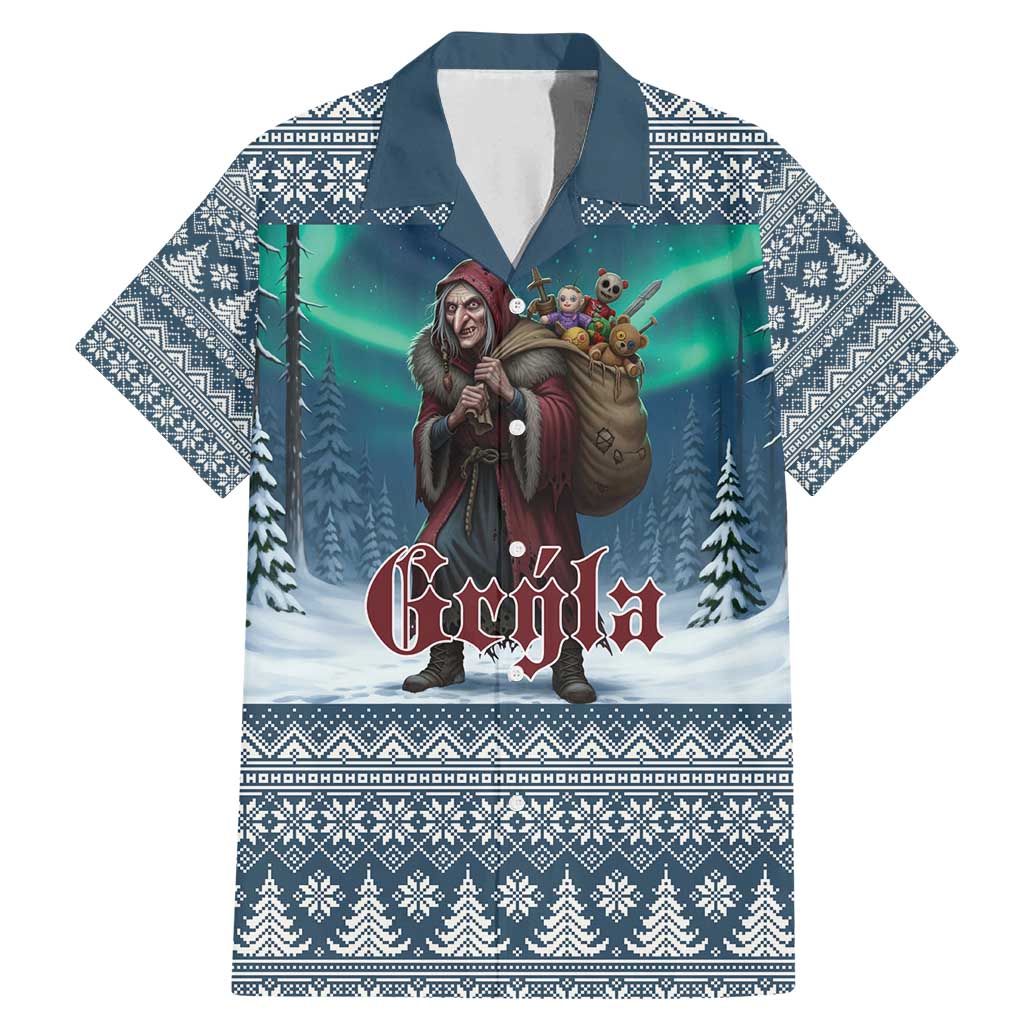 Iceland Christmas Family Matching Mermaid Dress and Hawaiian Shirt Icelandic Gryla Evil Mother of Yule Lads LT19