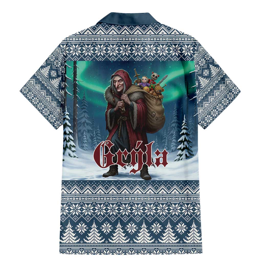 Iceland Christmas Family Matching Mermaid Dress and Hawaiian Shirt Icelandic Gryla Evil Mother of Yule Lads LT19