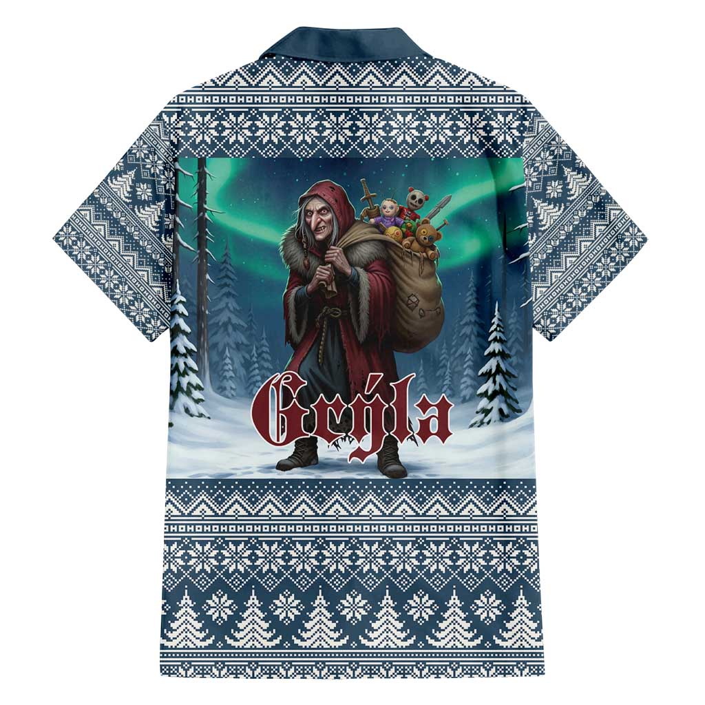 Iceland Christmas Family Matching Puletasi and Hawaiian Shirt Icelandic Gryla Evil Mother of Yule Lads LT19