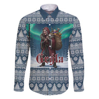 Iceland Christmas Family Matching Short Sleeve Bodycon Dress and Hawaiian Shirt Icelandic Gryla Evil Mother of Yule Lads LT19