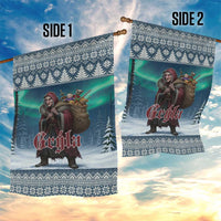 Iceland Christmas Garden Flag Icelandic Gryla Evil Mother of Yule Lads - Wonder Print Shop