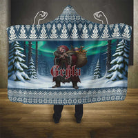 Iceland Christmas Hooded Blanket Icelandic Gryla Evil Mother of Yule Lads - Wonder Print Shop