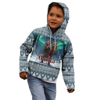 Iceland Christmas Kid Hoodie Icelandic Gryla Evil Mother of Yule Lads LT19