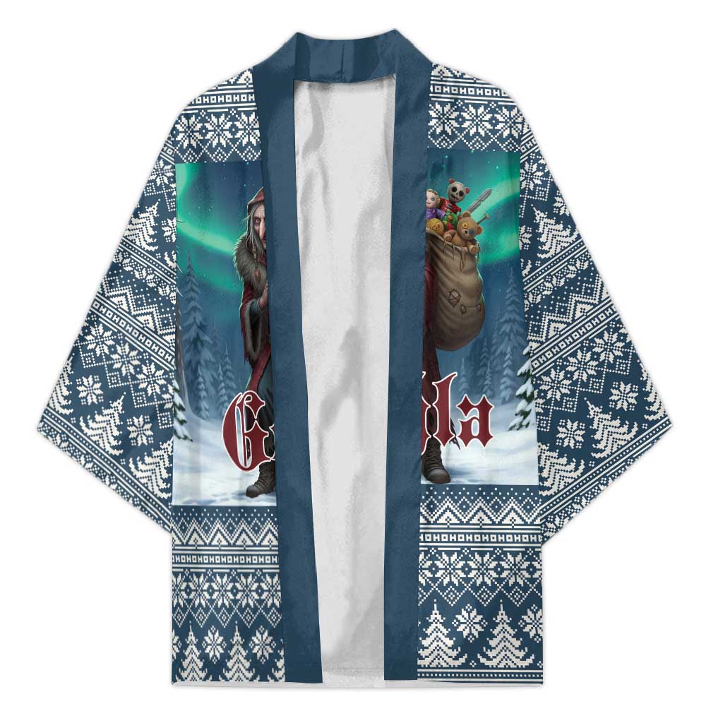 Iceland Christmas Kimono Icelandic Gryla Evil Mother of Yule Lads LT19