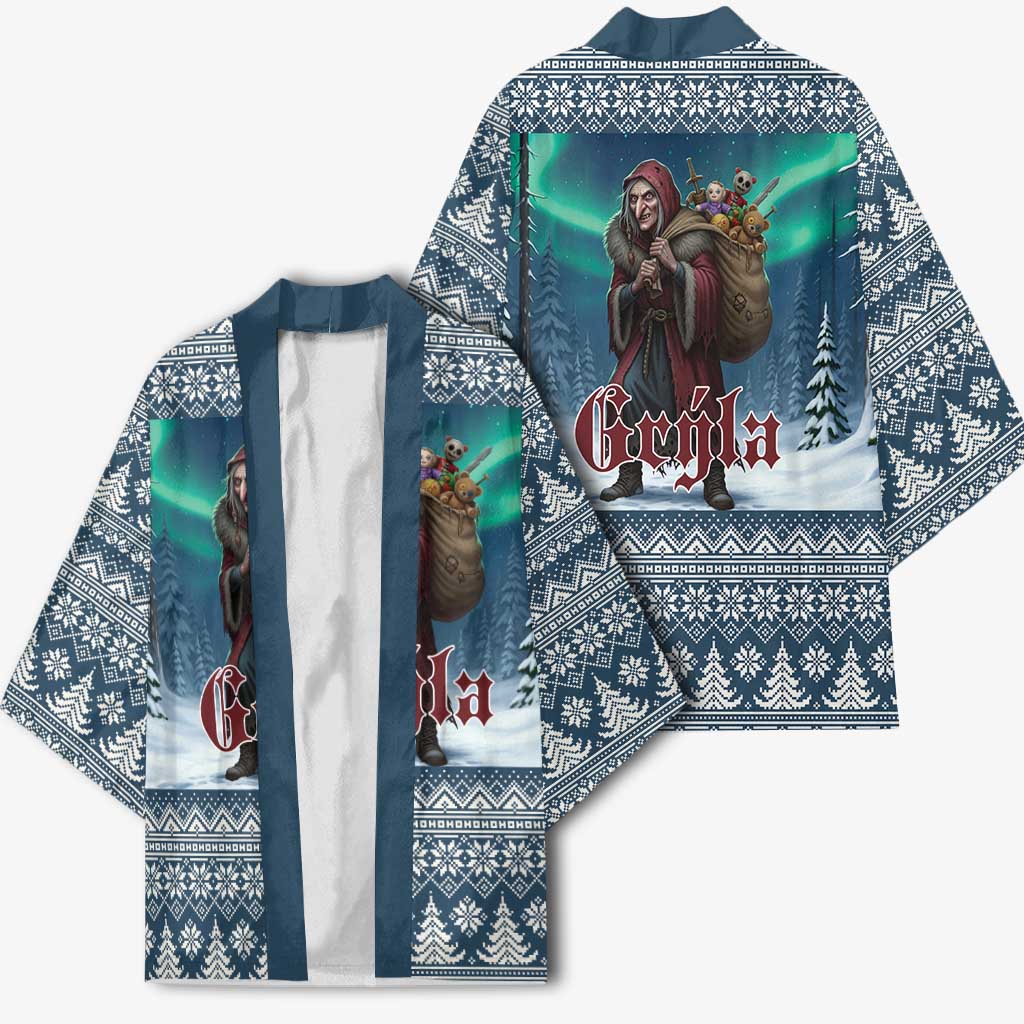 Iceland Christmas Kimono Icelandic Gryla Evil Mother of Yule Lads LT19