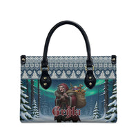Iceland Christmas Leather Bag Icelandic Gryla Evil Mother of Yule Lads - Wonder Print Shop