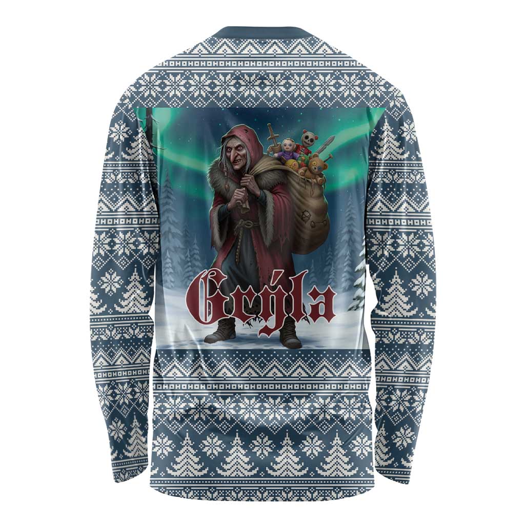 Iceland Christmas Long Sleeve Shirt Icelandic Gryla Evil Mother of Yule Lads LT19