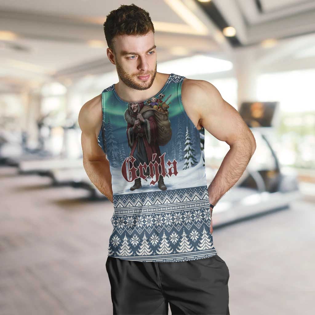 Iceland Christmas Men Tank Top Icelandic Gryla Evil Mother of Yule Lads LT19
