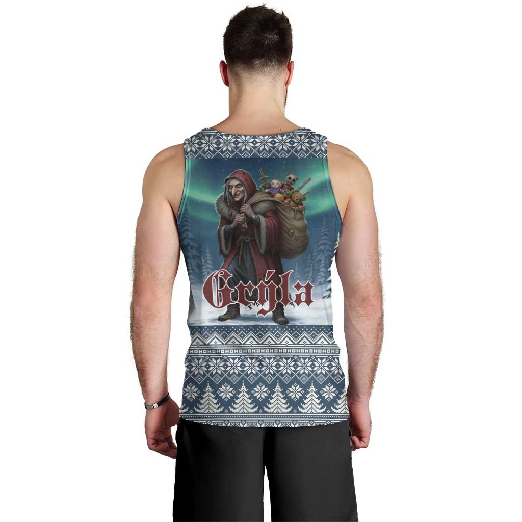 Iceland Christmas Men Tank Top Icelandic Gryla Evil Mother of Yule Lads LT19