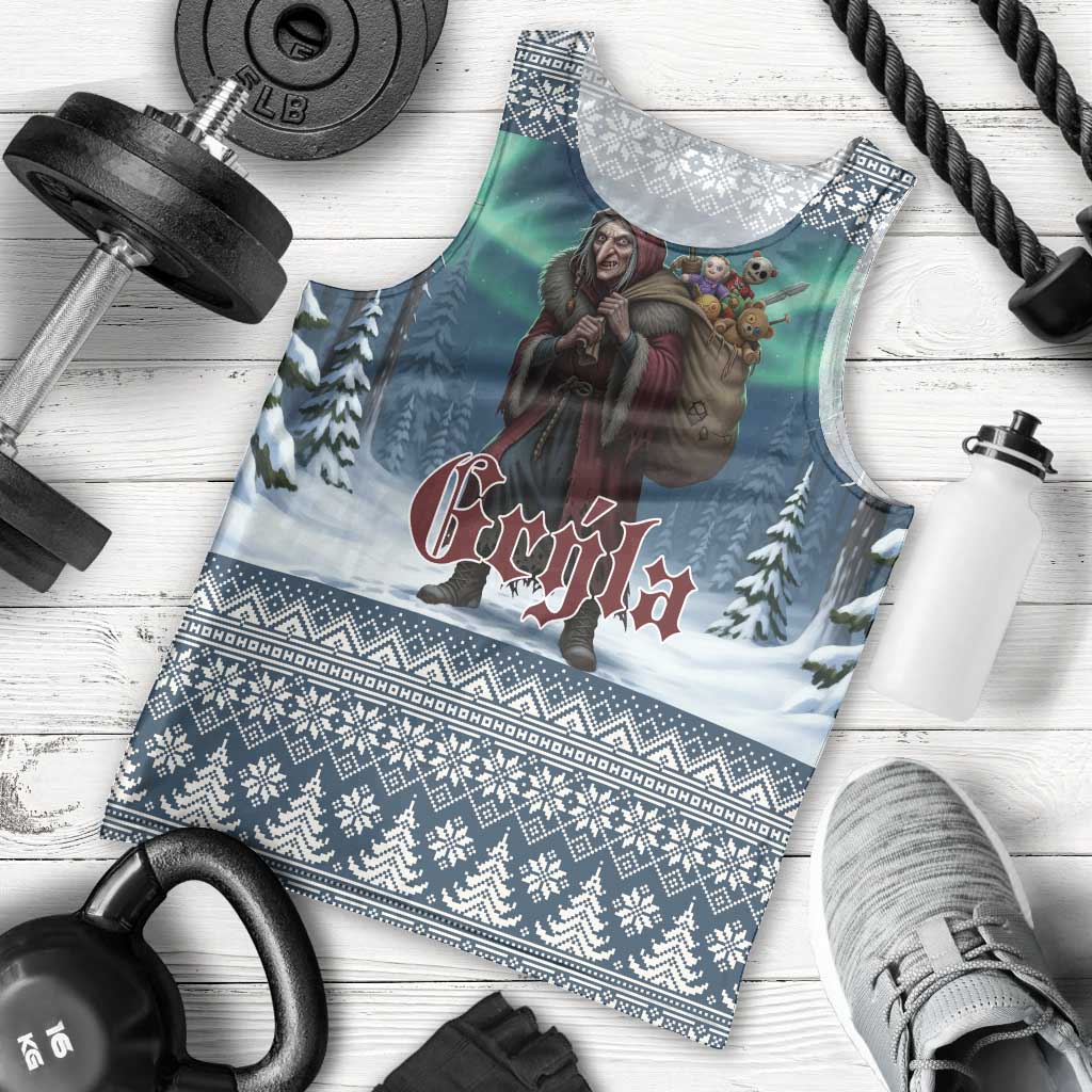 Iceland Christmas Men Tank Top Icelandic Gryla Evil Mother of Yule Lads LT19