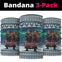 Iceland Christmas Neck Gaiter Icelandic Gryla Evil Mother of Yule Lads LT19