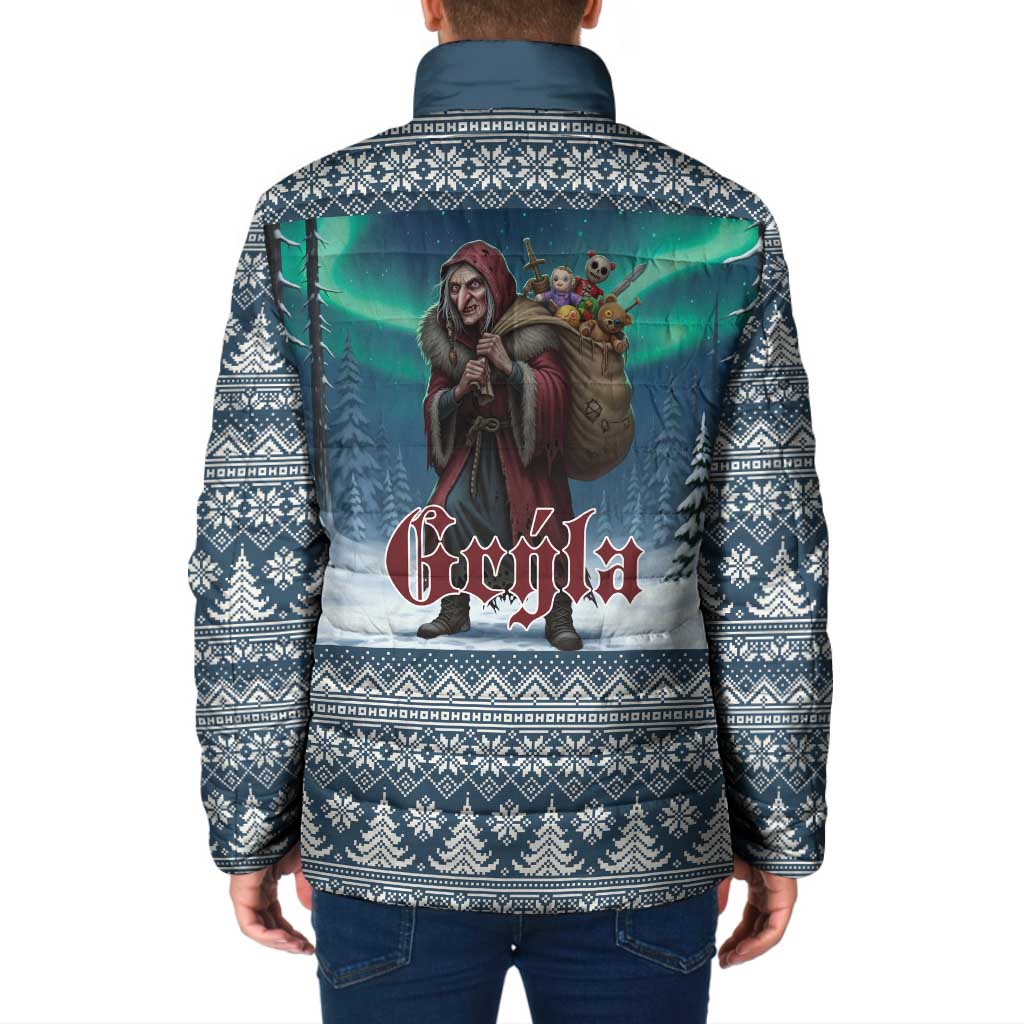 Iceland Christmas Padded Jacket Icelandic Gryla Evil Mother of Yule Lads LT19