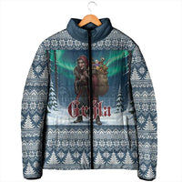 Iceland Christmas Padded Jacket Icelandic Gryla Evil Mother of Yule Lads LT19