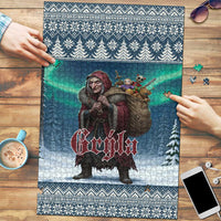 Iceland Christmas Puzzle Icelandic Gryla Evil Mother of Yule Lads - Wonder Print Shop