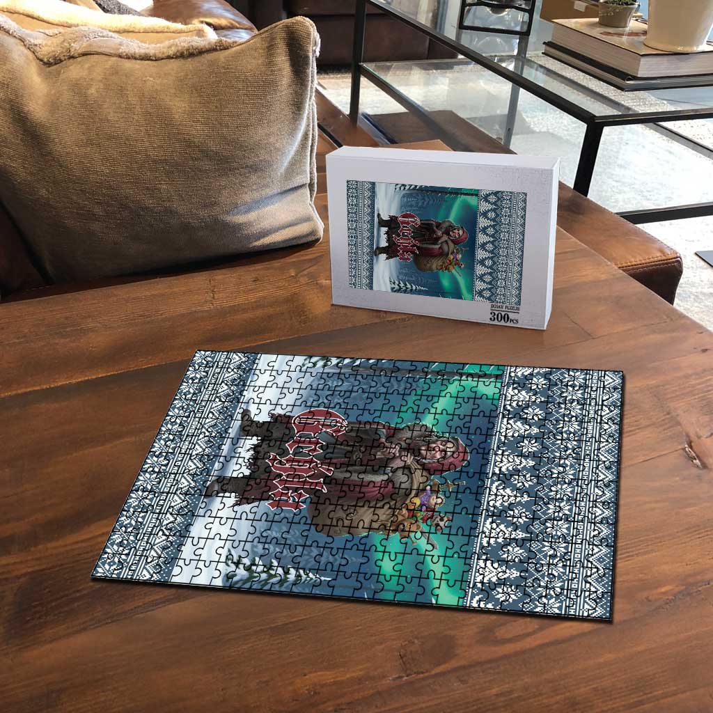 Iceland Christmas Puzzle Icelandic Gryla Evil Mother of Yule Lads - Wonder Print Shop