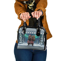 Iceland Christmas Shoulder Handbag Icelandic Gryla Evil Mother of Yule Lads - Wonder Print Shop