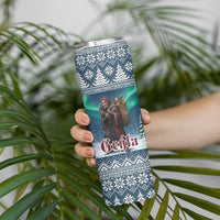 Iceland Christmas Skinny Tumbler Icelandic Gryla Evil Mother of Yule Lads - Wonder Print Shop