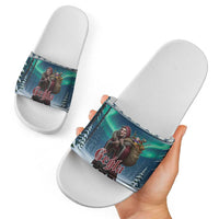 Iceland Christmas Slide Sandals Icelandic Gryla Evil Mother of Yule Lads - Wonder Print Shop