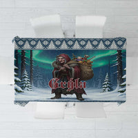Iceland Christmas Tablecloth Icelandic Gryla Evil Mother of Yule Lads - Wonder Print Shop