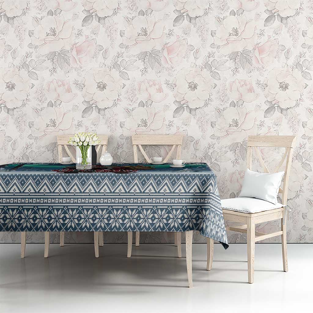 Iceland Christmas Tablecloth Icelandic Gryla Evil Mother of Yule Lads - Wonder Print Shop