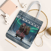 Iceland Christmas Tote Bag Icelandic Gryla Evil Mother of Yule Lads - Wonder Print Shop