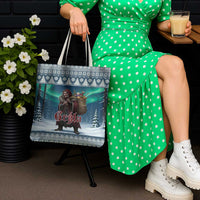 Iceland Christmas Tote Bag Icelandic Gryla Evil Mother of Yule Lads - Wonder Print Shop