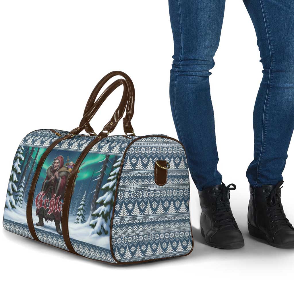 Iceland Christmas Travel Bag Icelandic Gryla Evil Mother of Yule Lads - Wonder Print Shop