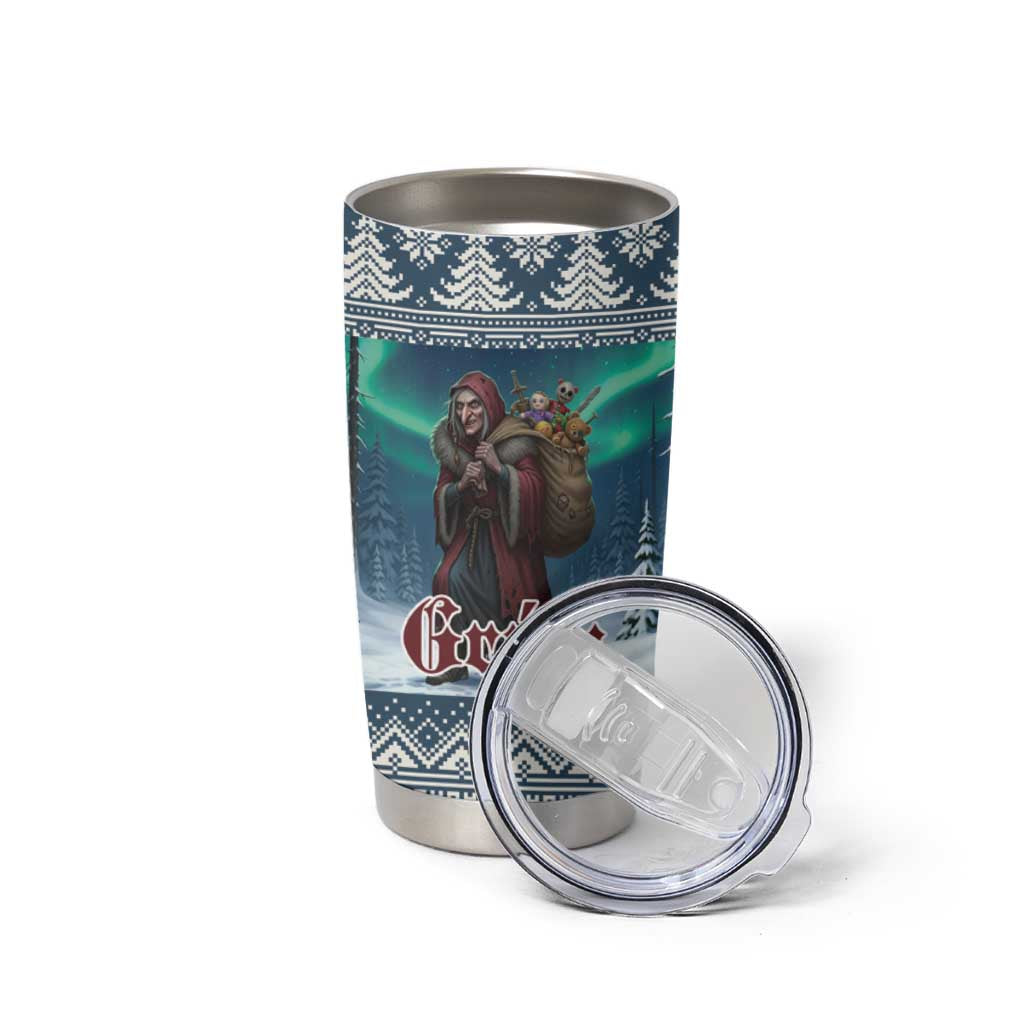 Iceland Christmas Tumbler Cup Icelandic Gryla Evil Mother of Yule Lads - Wonder Print Shop